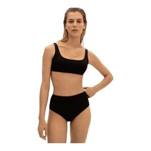 Everlane | The Square Neck Bikini Top Black XL